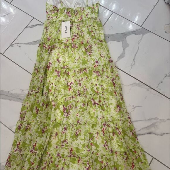 LIKELY GIULIANA DRESS Women's Floral Pink/Green Dress Sz 4 NWT - Picture 12 of 12